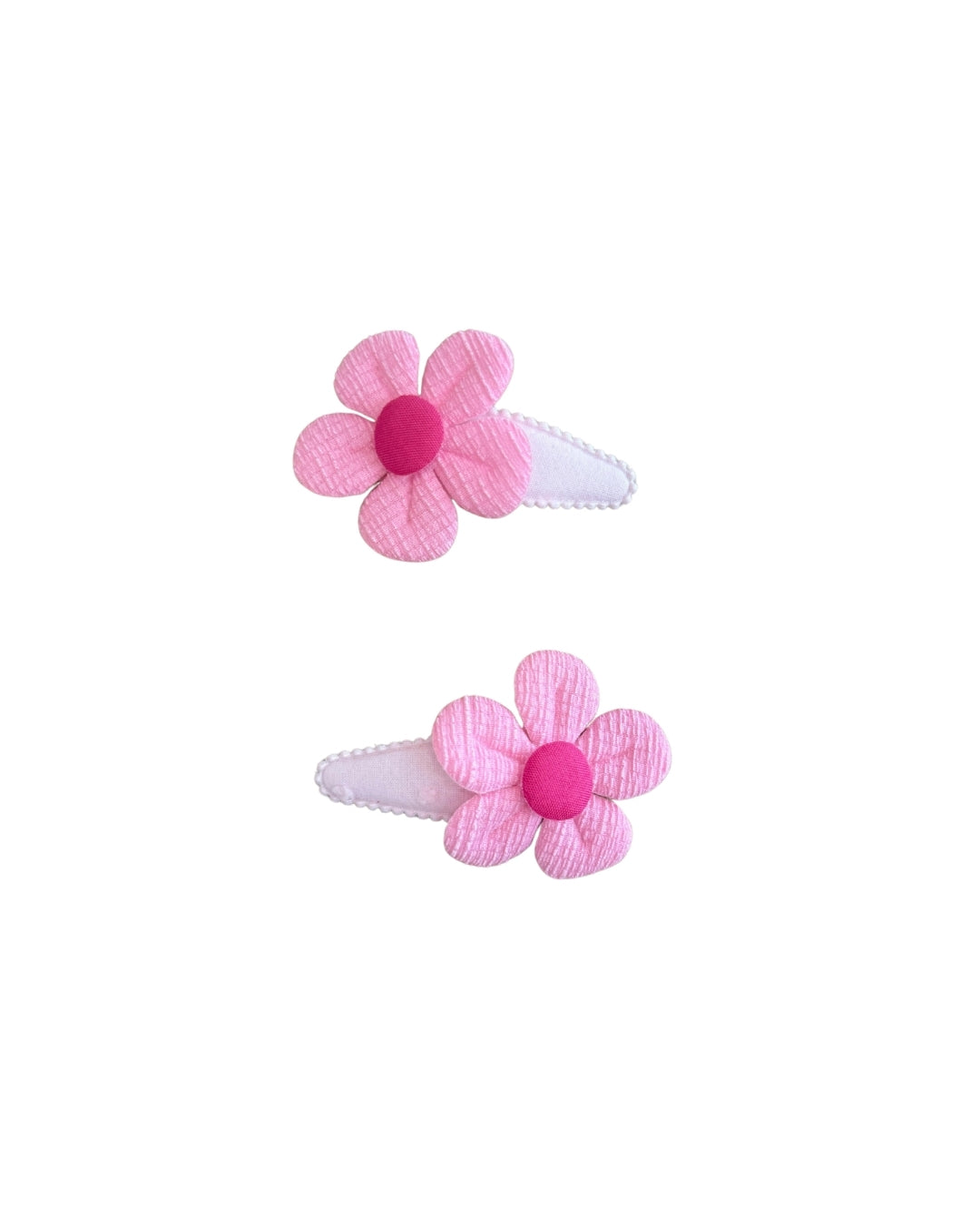 Pembe Çiçek Toka Set
