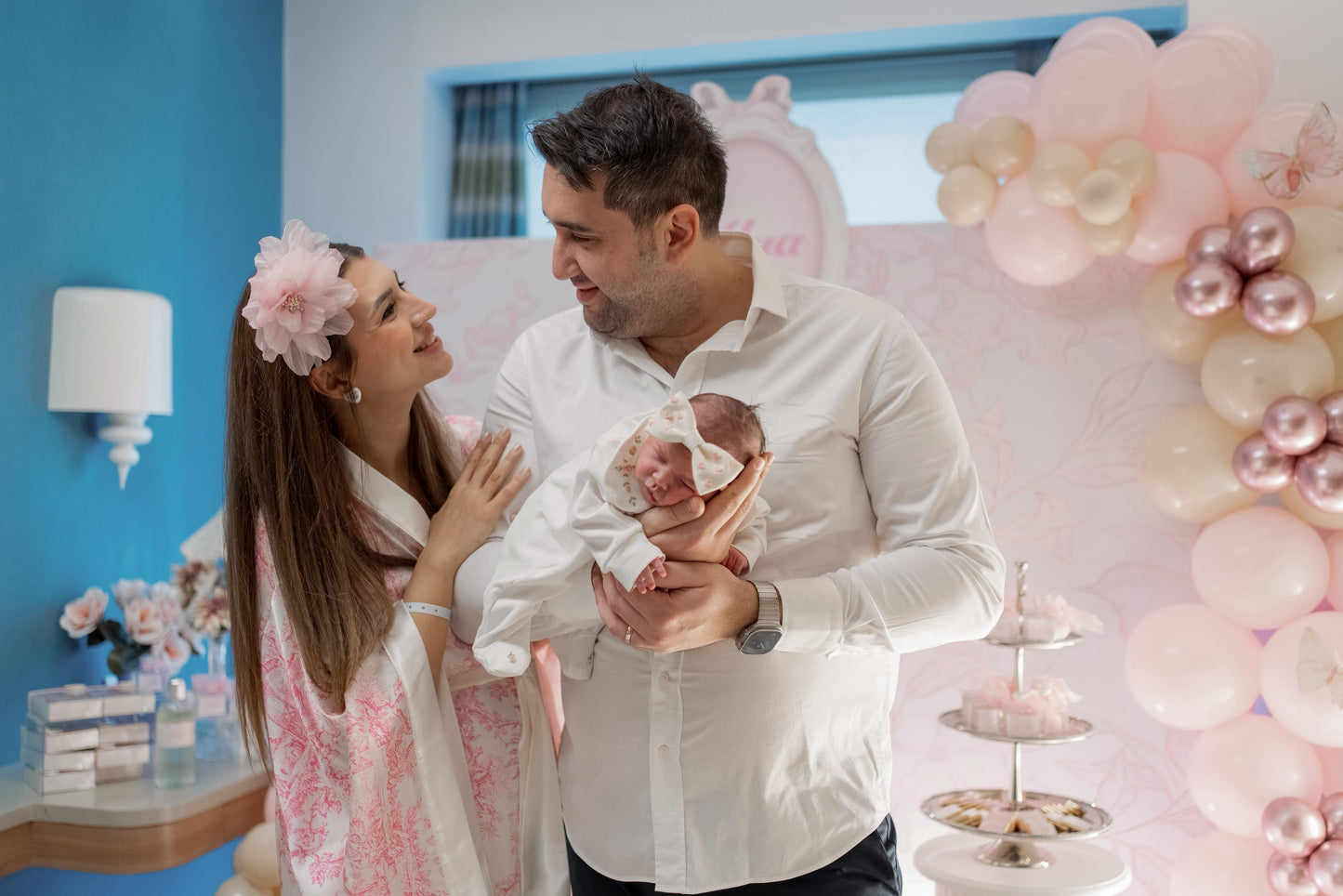 Beyaz Pembe Bebek Bandı