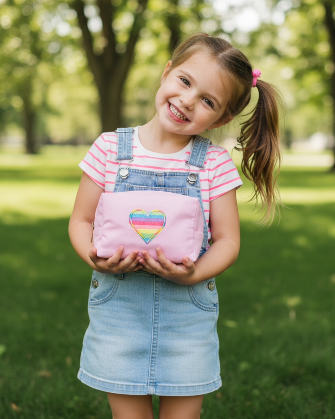 Kalpli Pembe Çocuk Çantası