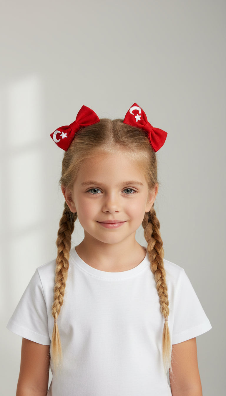 Ay yıldız Nakışlı Tek Toka