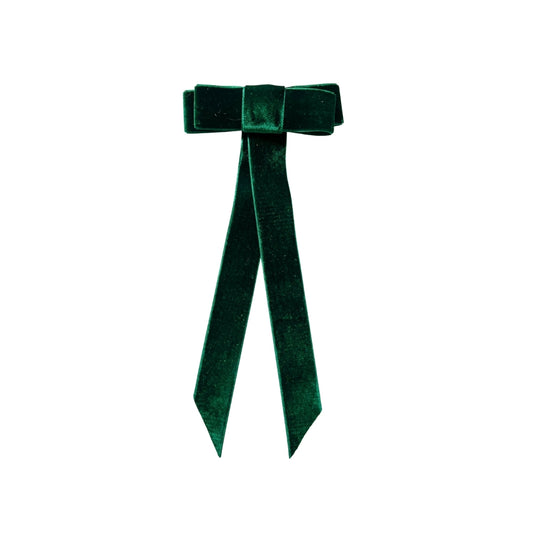 Yeşil Kadife Fiyonk Toka