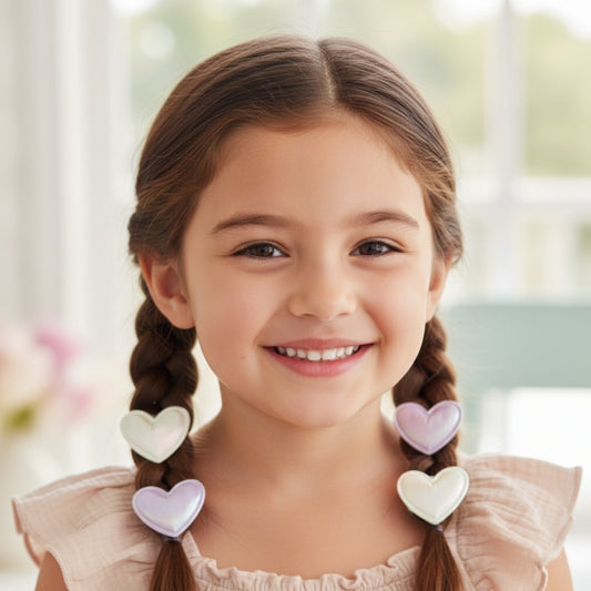 Lila Kalp Lastik Toka Seti