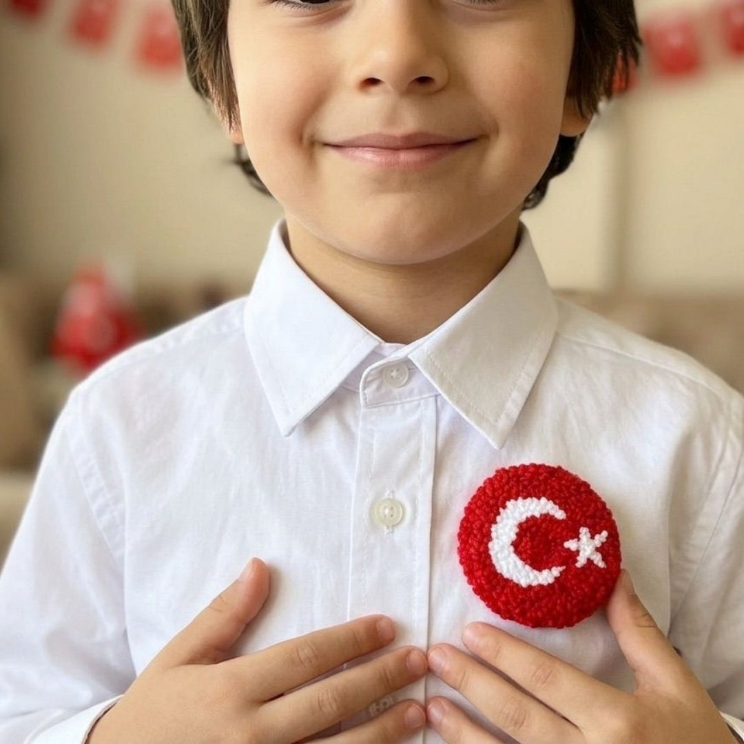Ay Yıldız Yaka İğnesi
