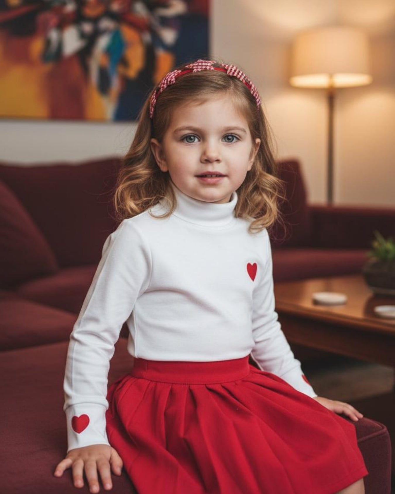 Kırmızı Beyaz Yıldız Taç