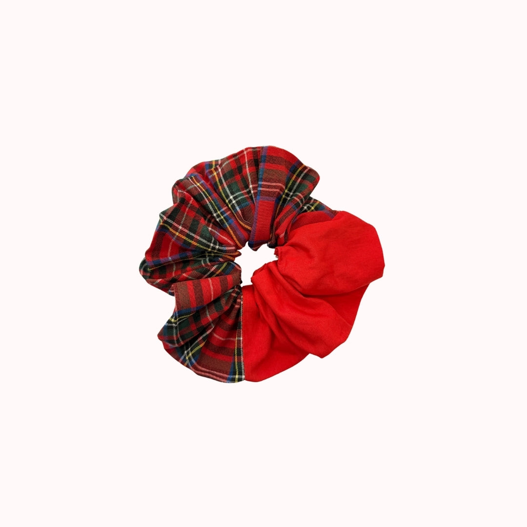 Kırmızı Ekoseli Lastik Toka