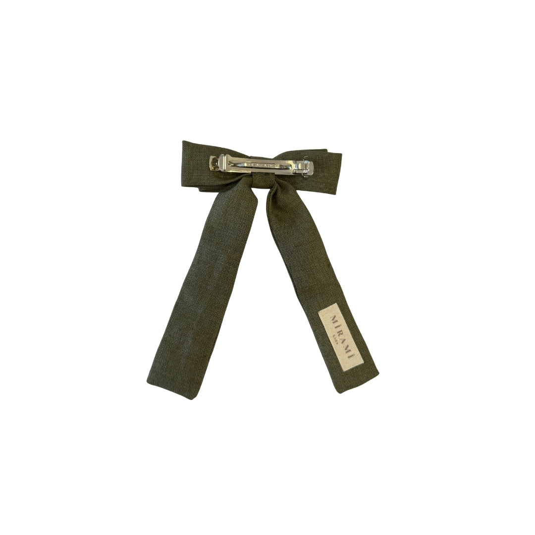 Yılbaşı Nakışlı Yeşil Fiyonk Toka