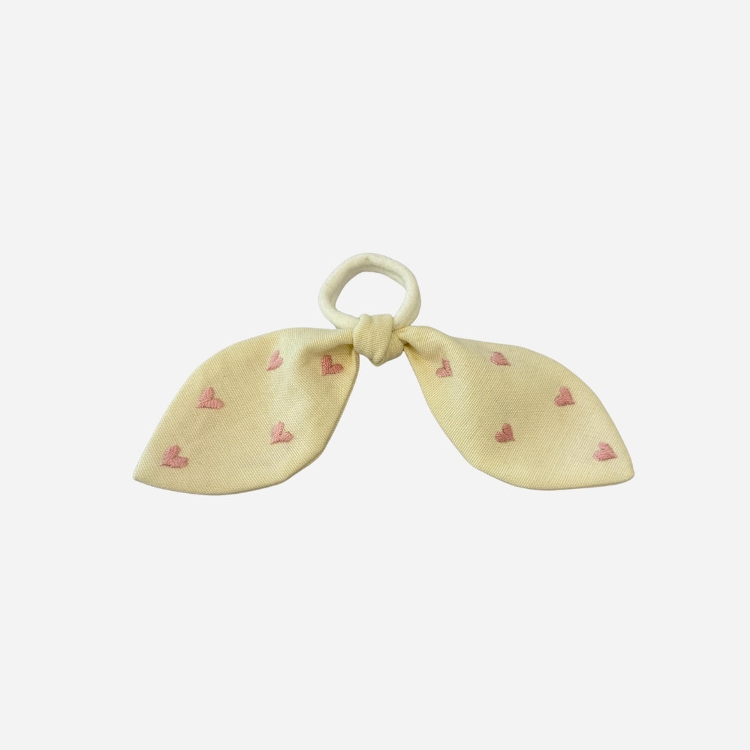 Kalp Nakışlı  Lastik Toka