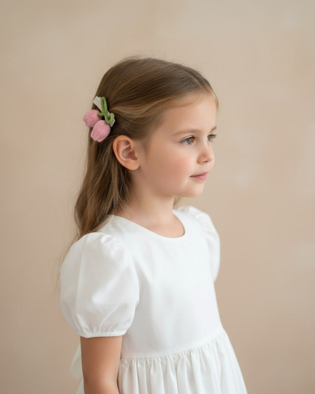 Pembe Lale Toka Set