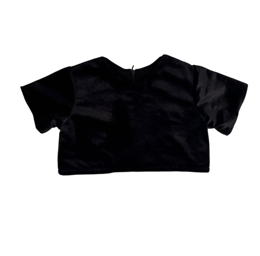 Le Petit Mico Siyah Kadife Bluz