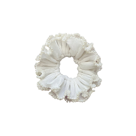 İncili Şifon Lastik Toka