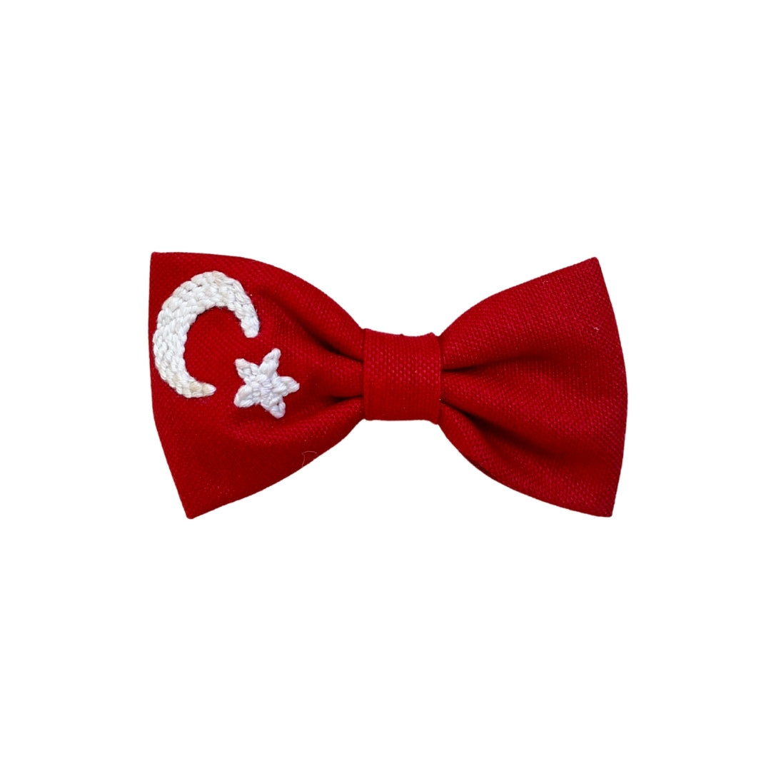 Ay yıldız Nakışlı Tek Toka