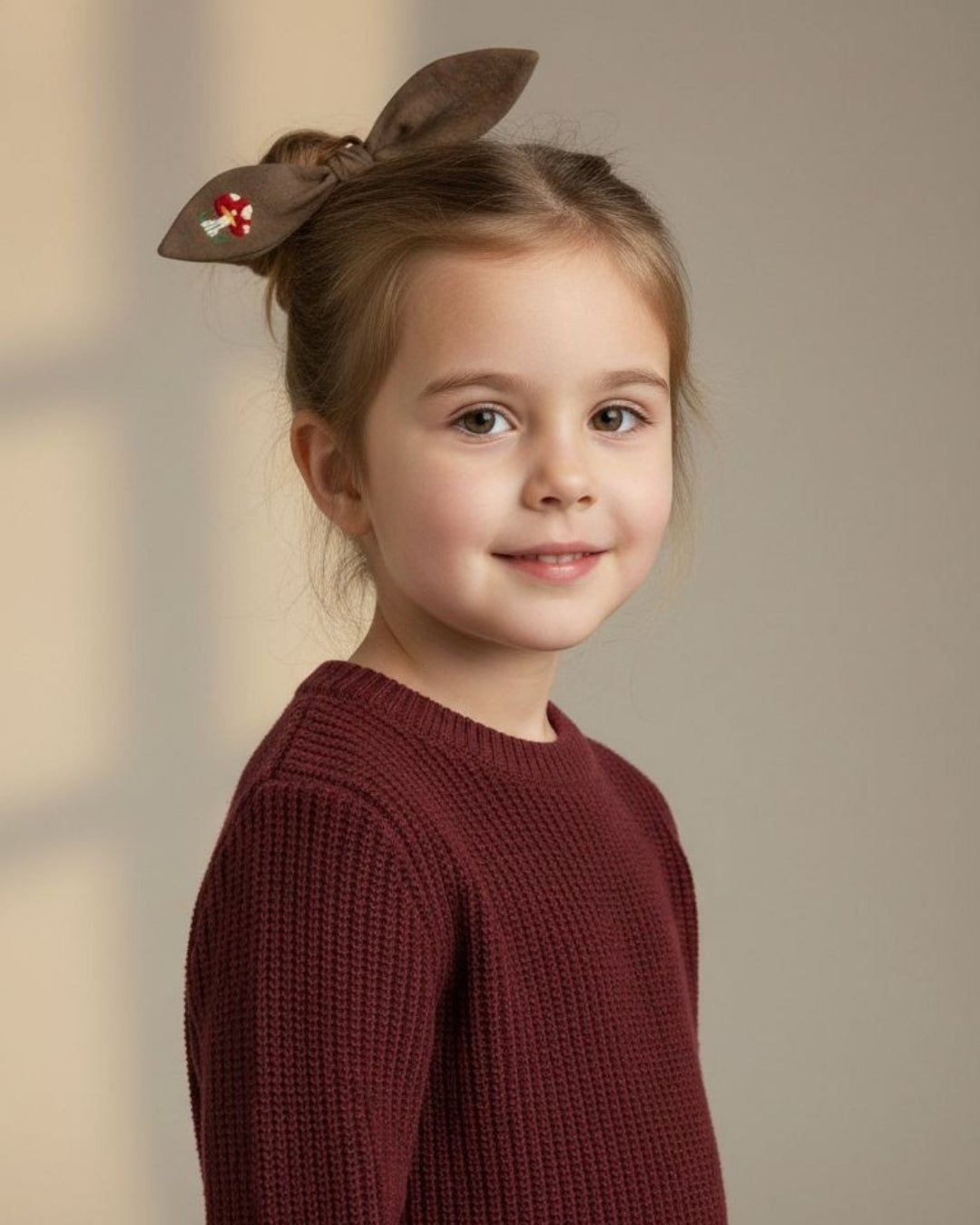 Mantar Nakışlı Lastik Toka